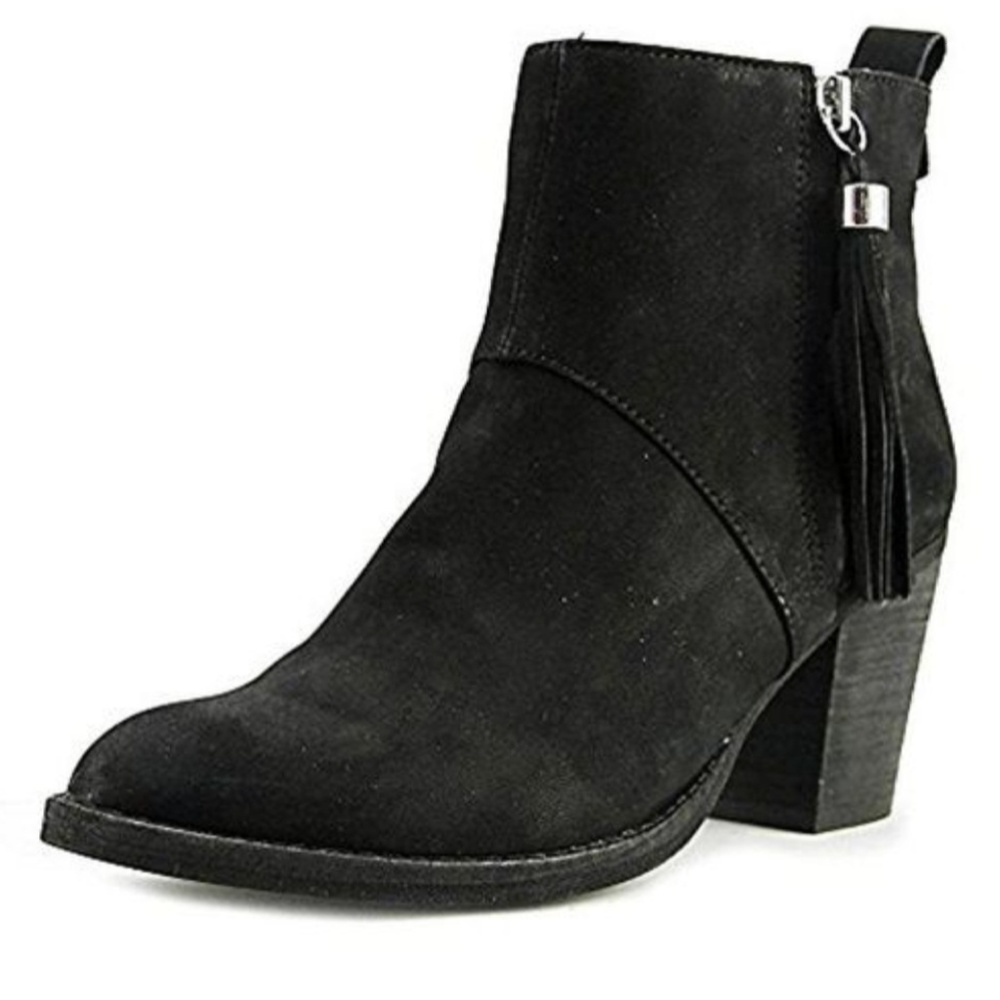 Steven Steve Madden sz 7.5 Black Nubuck Leather